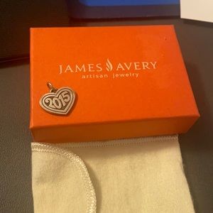 ♥️ James Avery 2015 Heart Charm ♥️